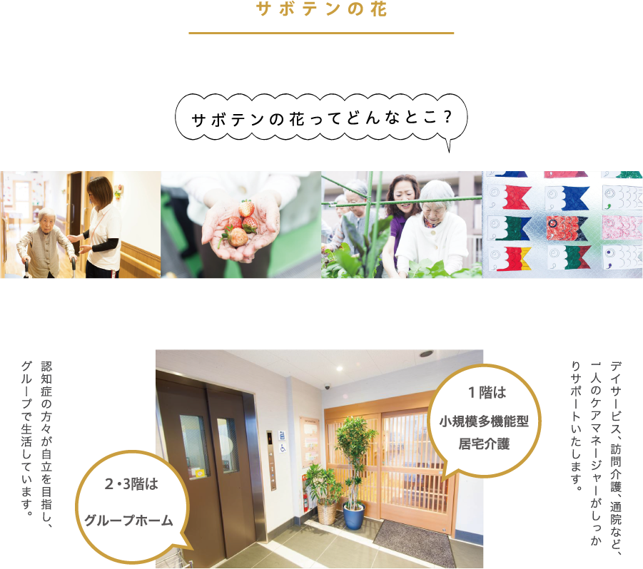 【介護職・ヘルパー/大阪市東住吉区】 グループホーム サボテンの花 (正社員)の画像1